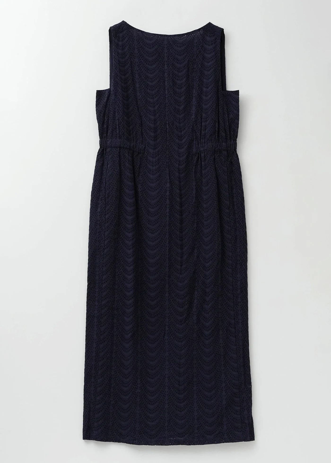 Cotton Voile Neem Cifre Embroidery Sleeveless Dress