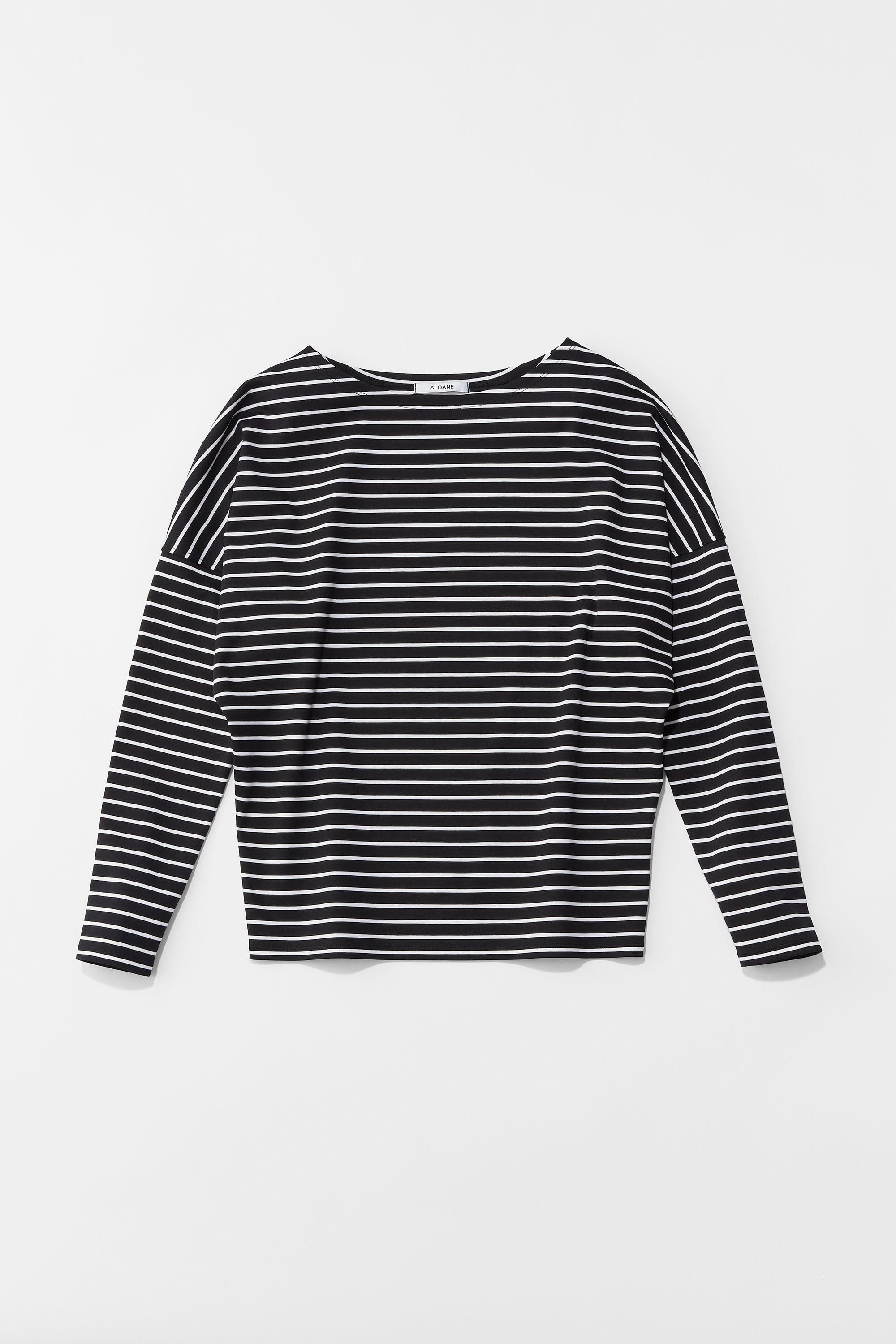 淑女のロンT(ボーダー柄)