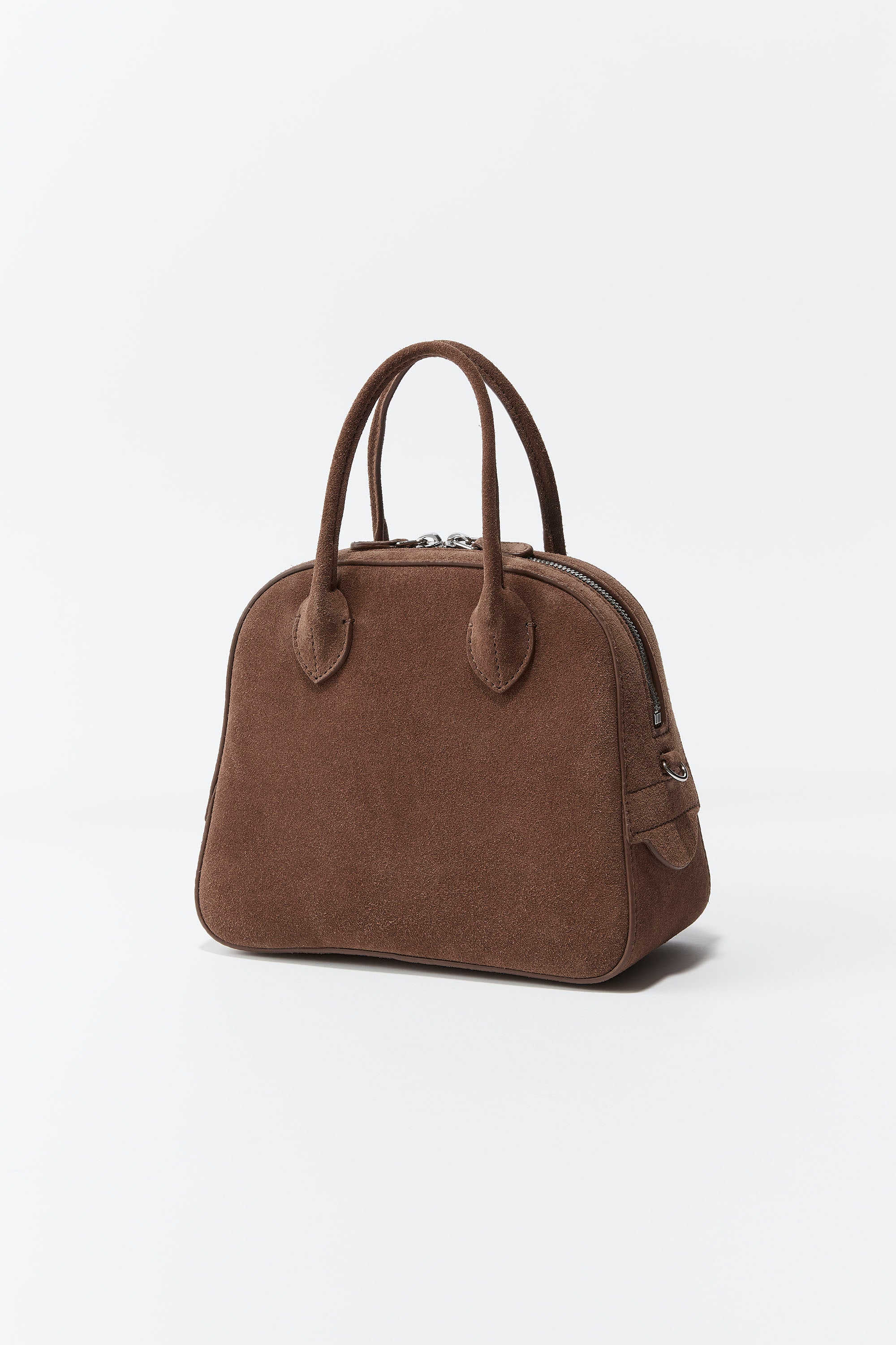 ROUND BOSTON (S) MUSHROOM スエード