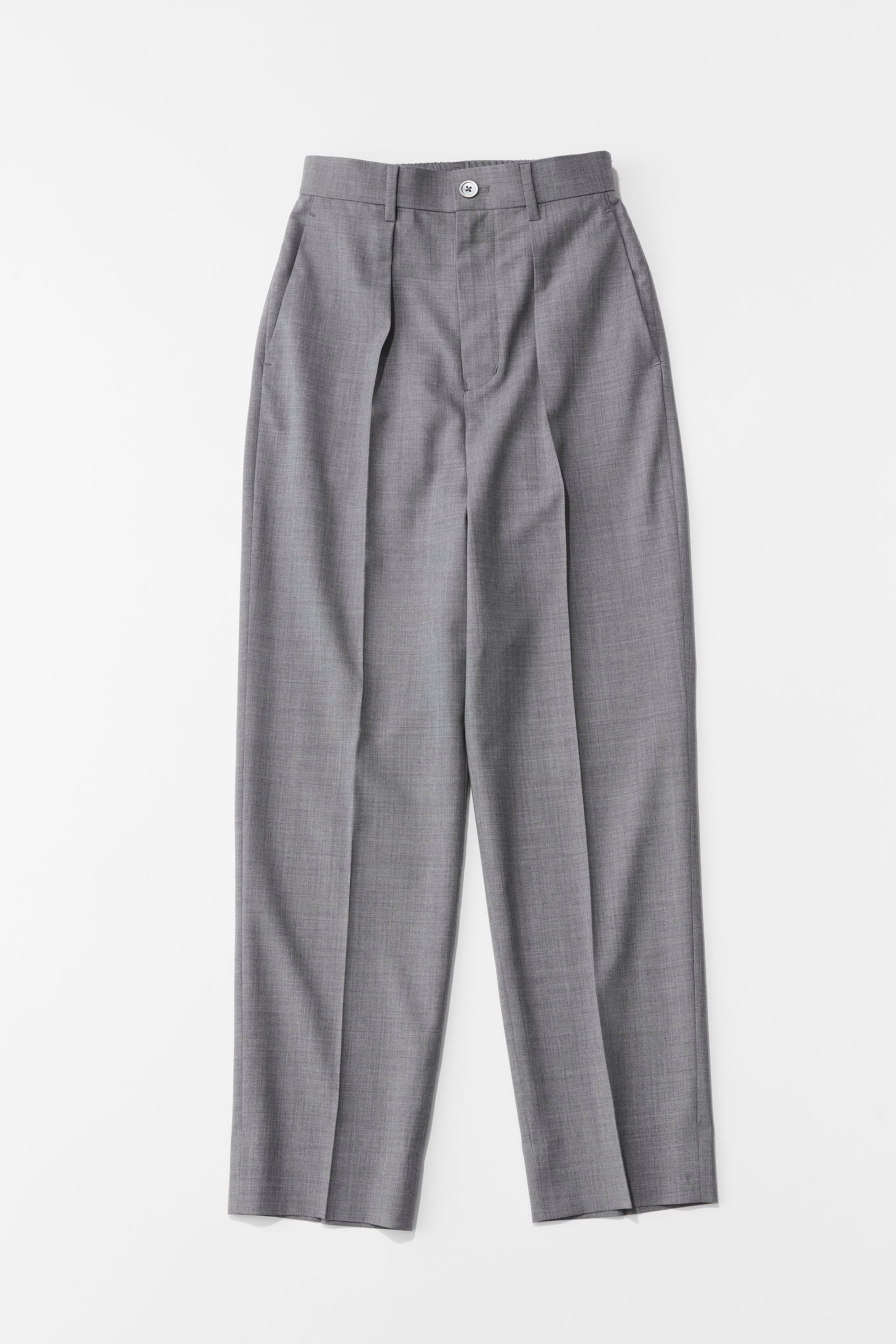 【受注オーダー:4月中お届け】洗える美人なウールパンツ