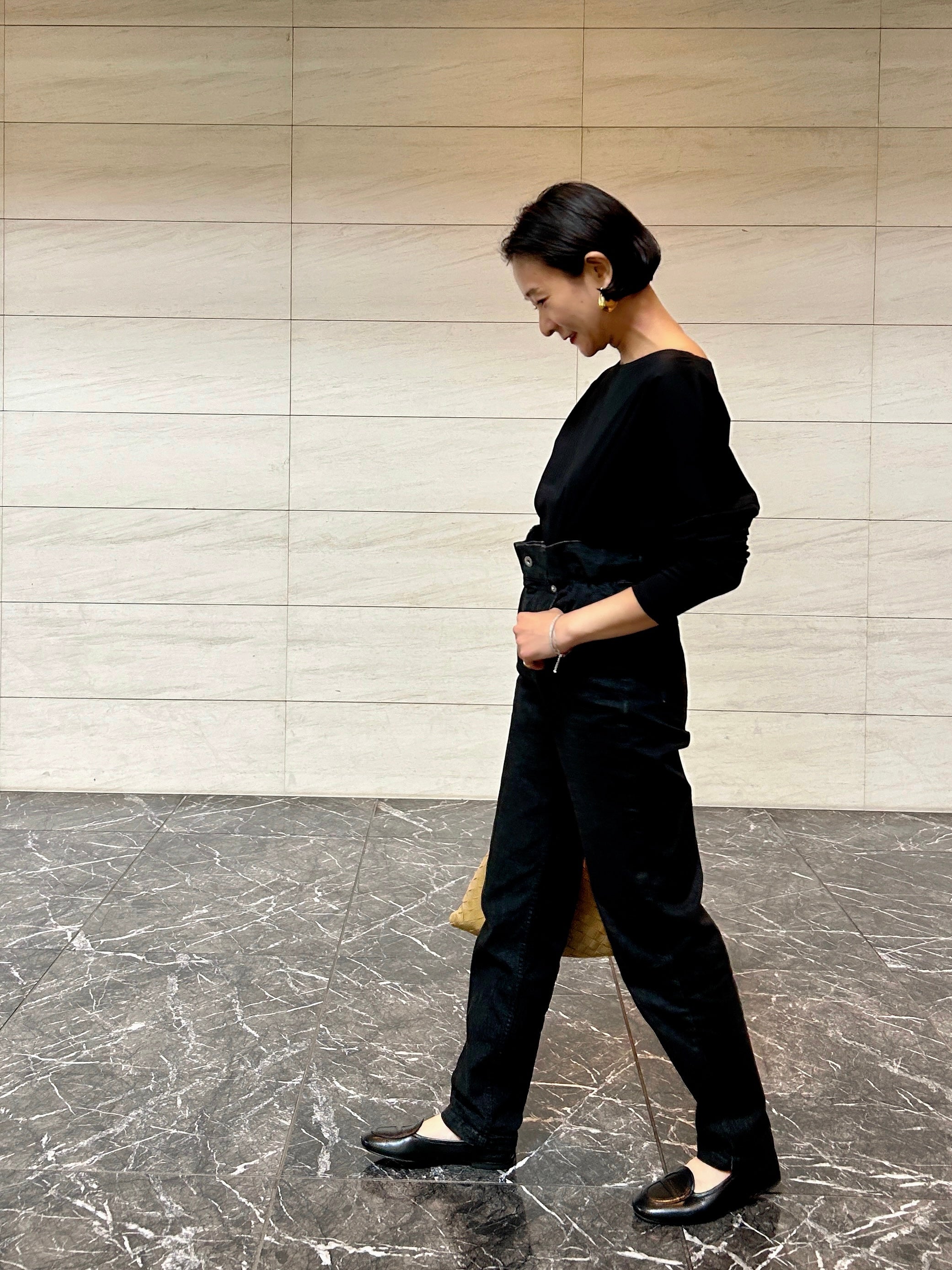 淑女のロンT(ボーダー柄)