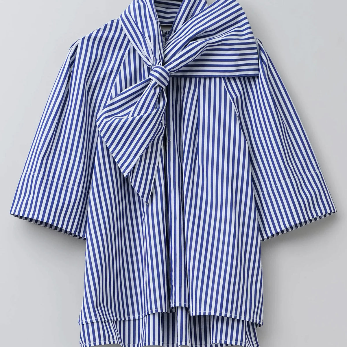Poplin Bow Tie Top
