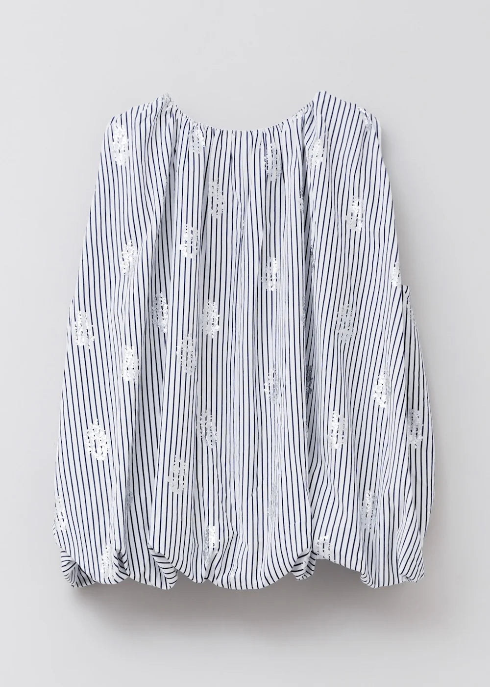 Poplin Foil Print Balloon Top