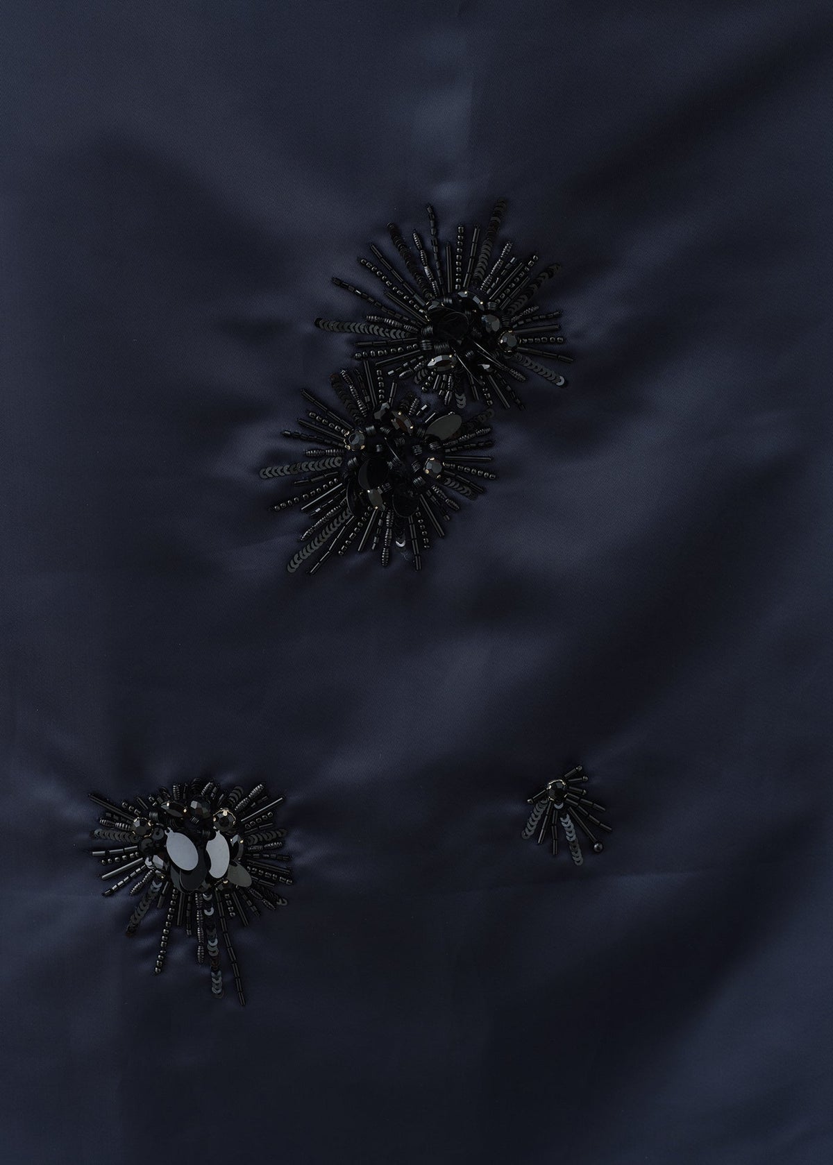 Poly Twill Sequins Embroidery Skirt