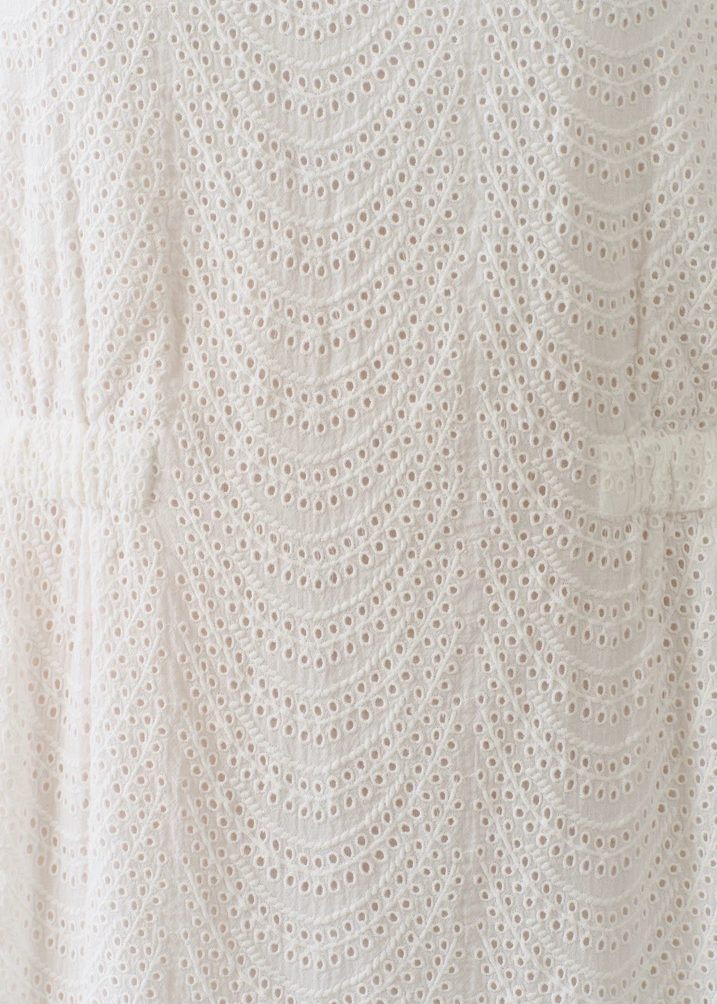 Cotton Voile Neem Cifre Embroidery Sleeveless Dress