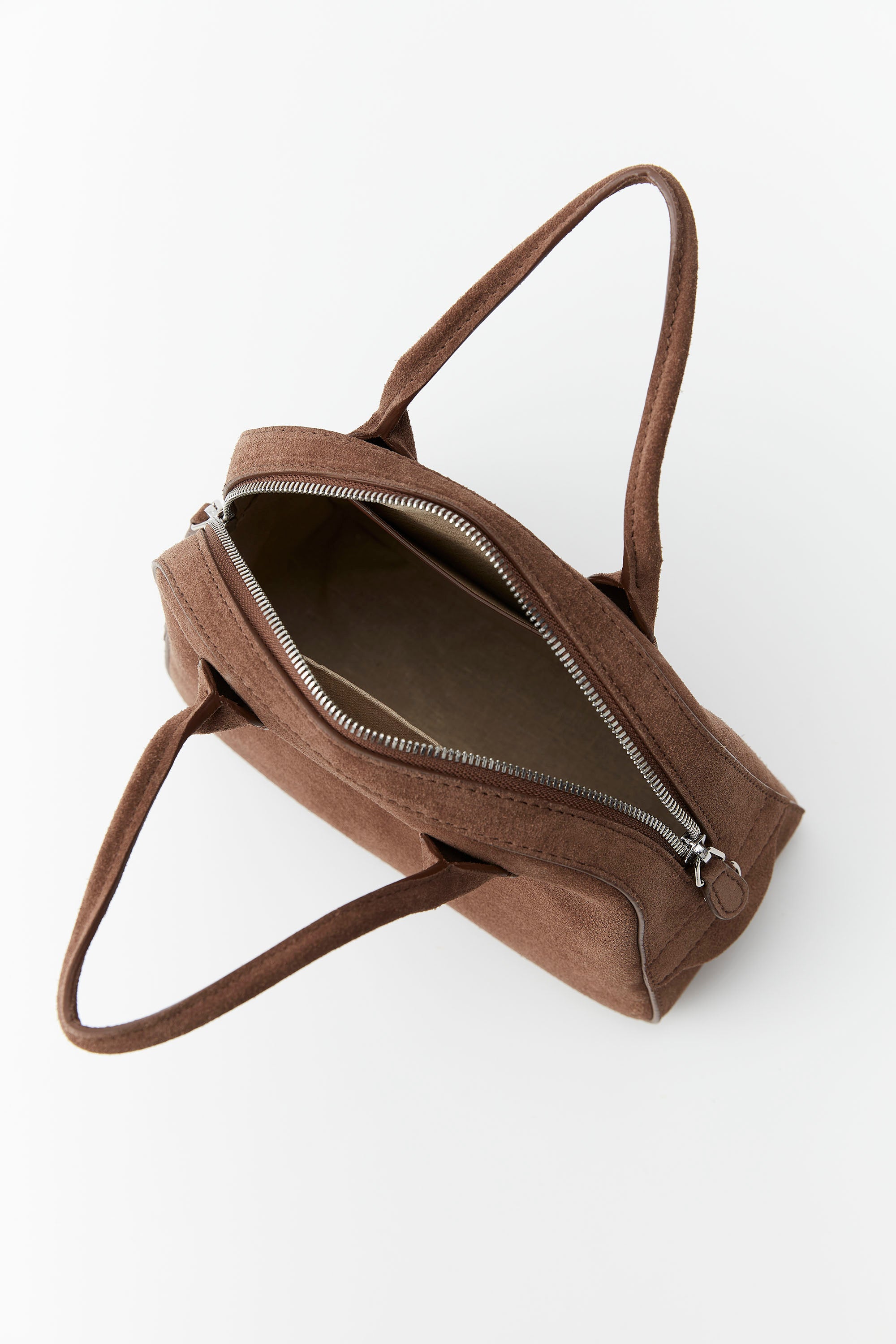 ROUND BOSTON (S) MUSHROOM スエード