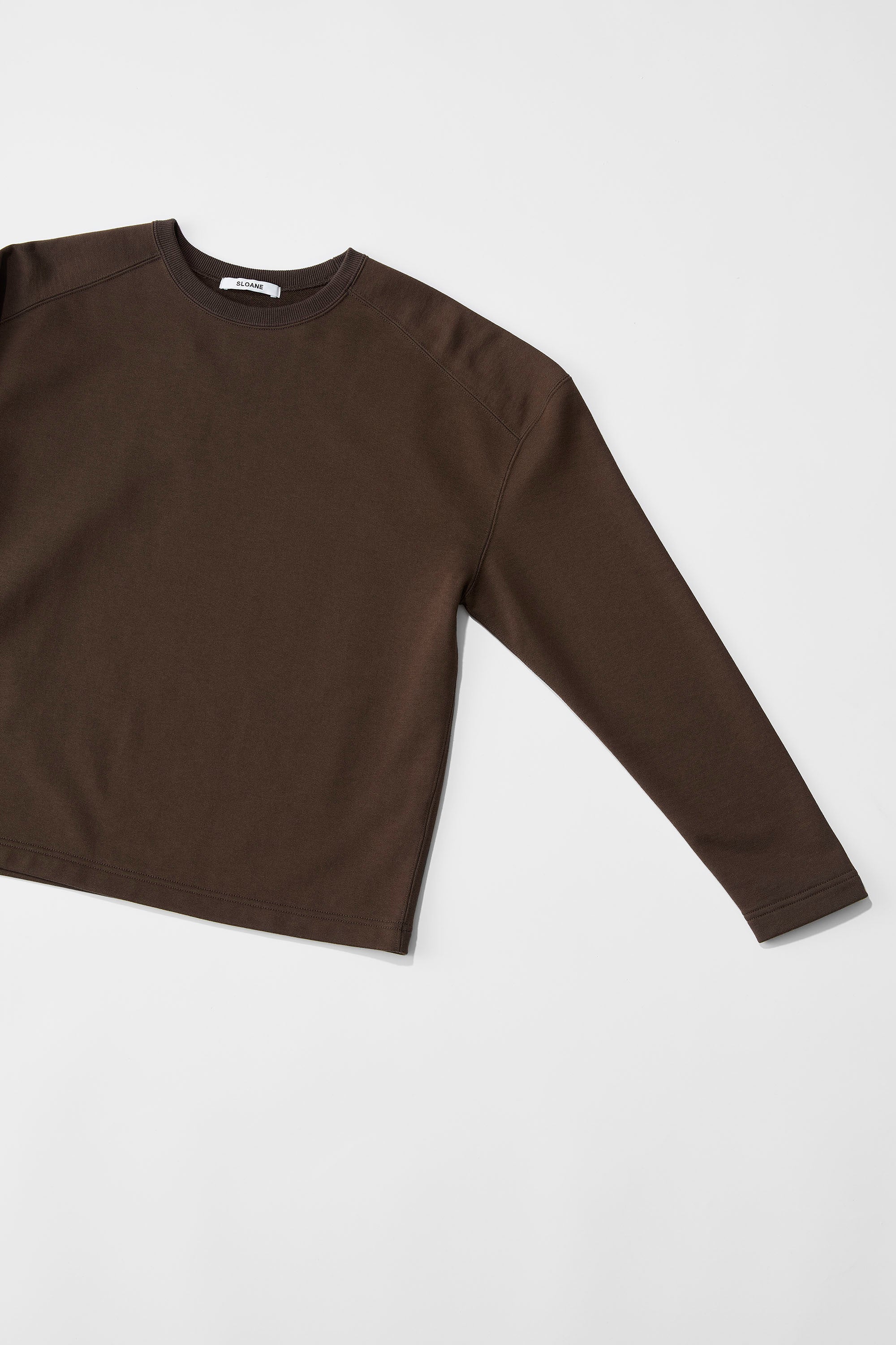 【タグ付き】SLOANE boutique310 小顔スウェット ブラウン 小顔スウェット