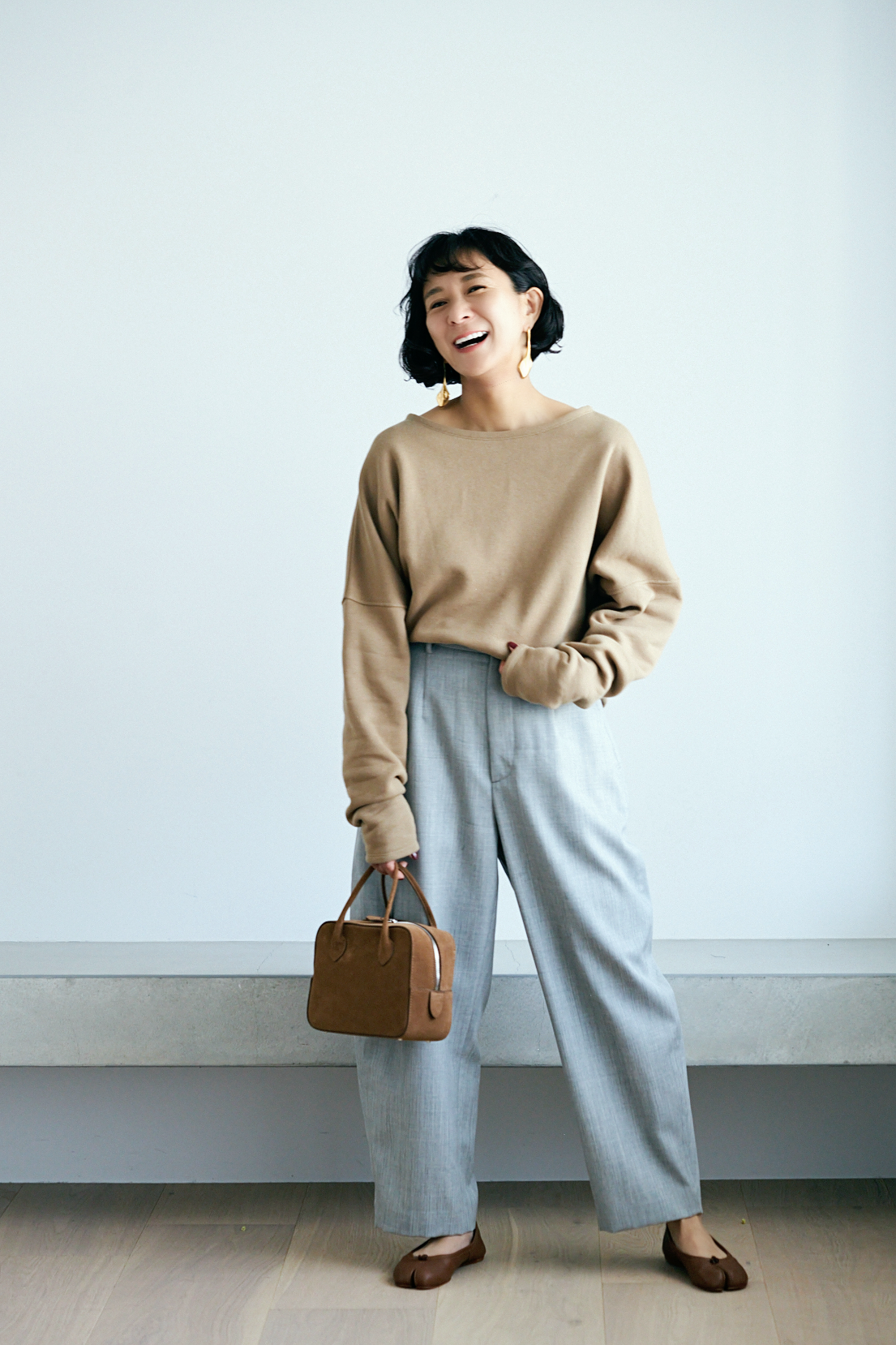 BOUTIQUE310 淑女のスウェット リラックス マーブル 淑女のスウェット リラックス