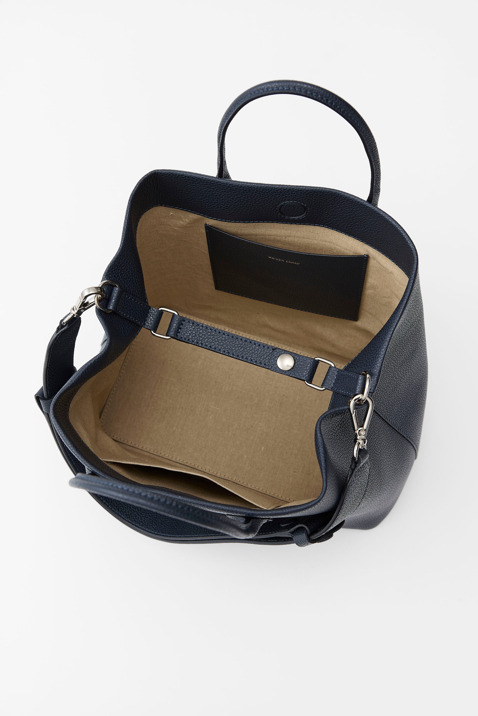 2WAY TOTE NAVY SHRINK