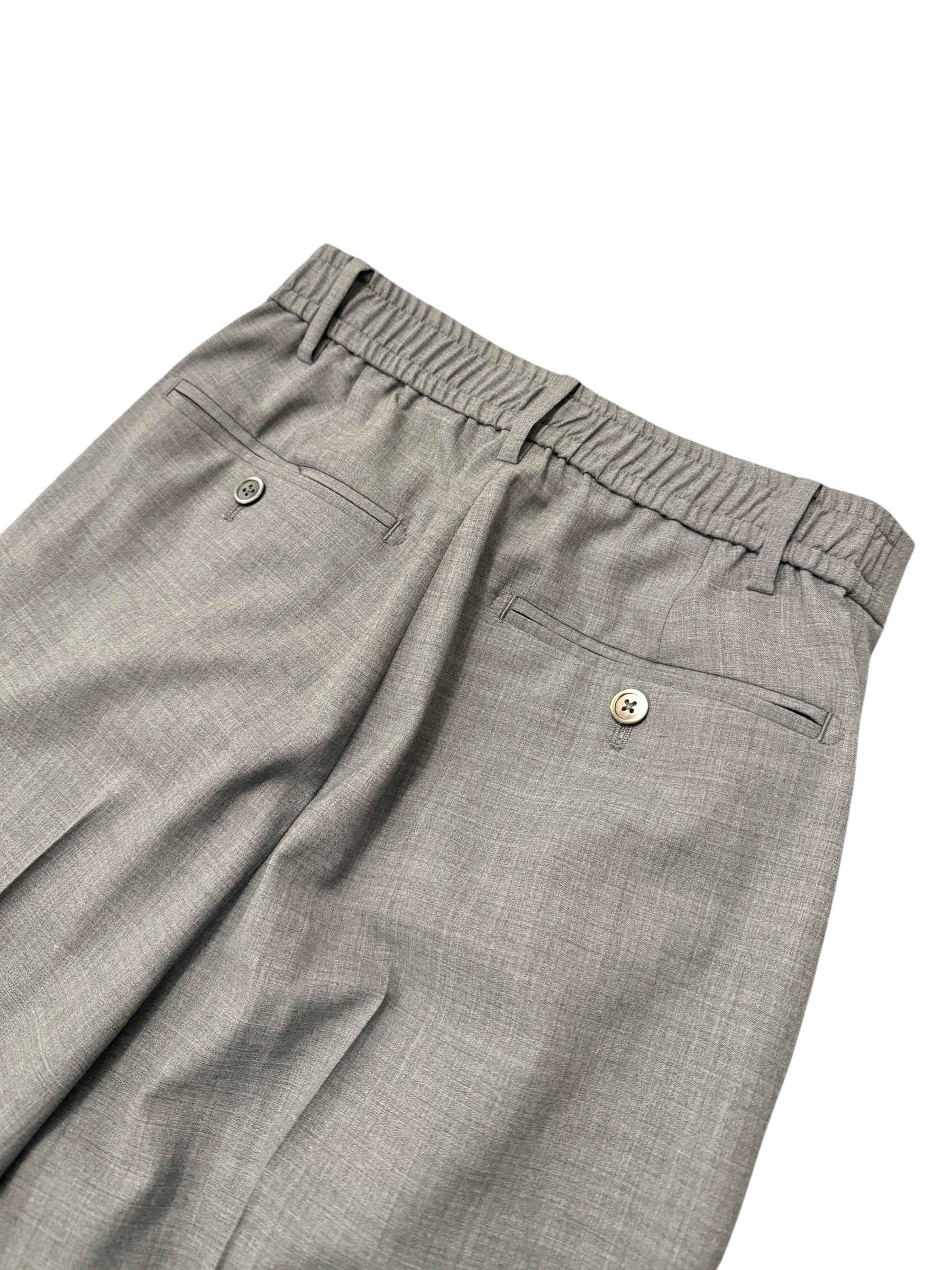 【受注オーダー：４月中お届け】洗える美人なウールパンツ