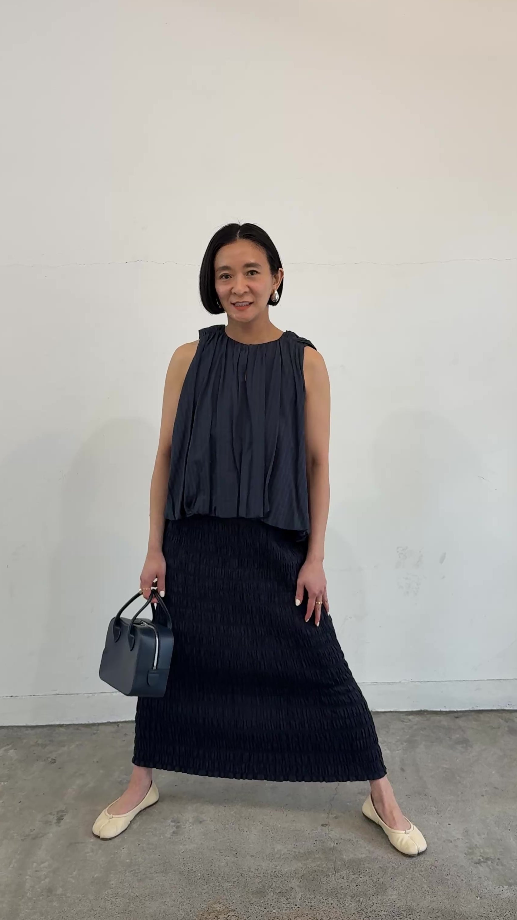 試着のみ新品　boutique 310 ヌキテパ　黒　タイトスカート 地味女のヌキテパスカート
