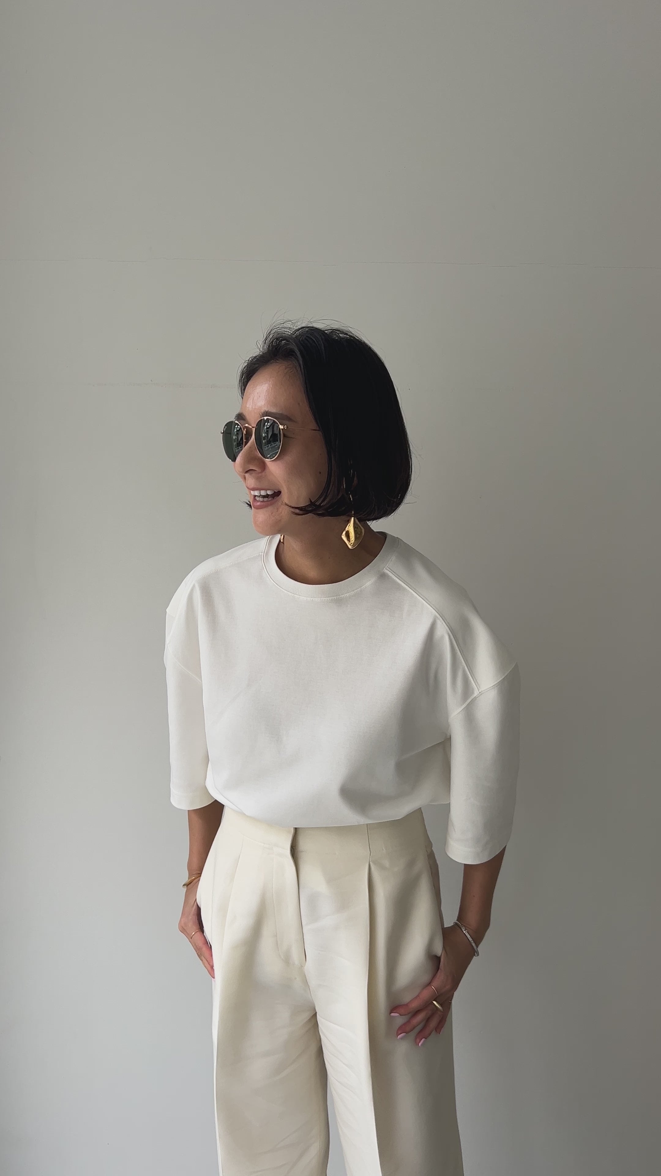 佐藤佳菜子　Boutique310小顔ティーシャツ 小顔Tシャツ